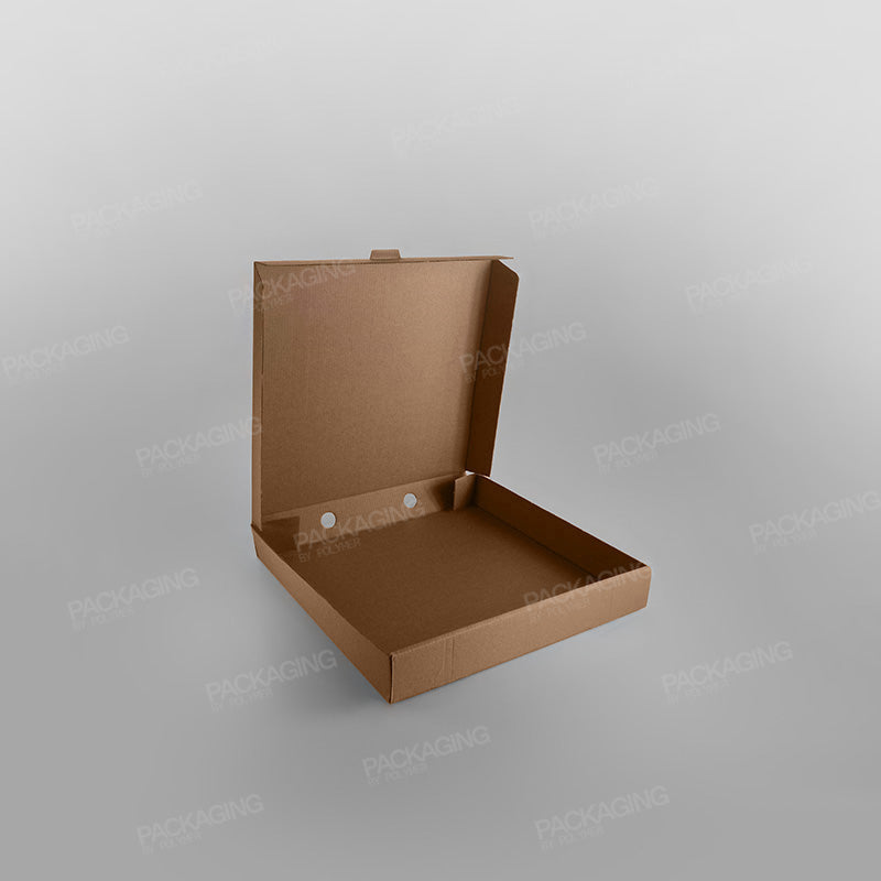 Pizza Box Brown Plain, Square