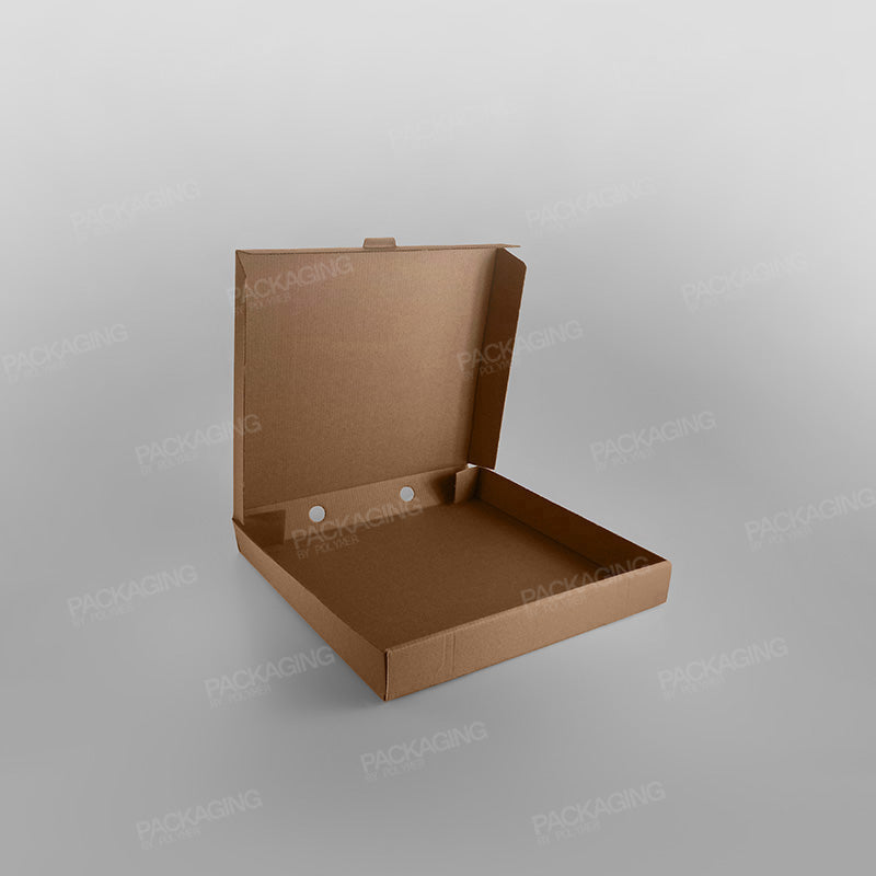 Pizza Box Brown Plain, Square