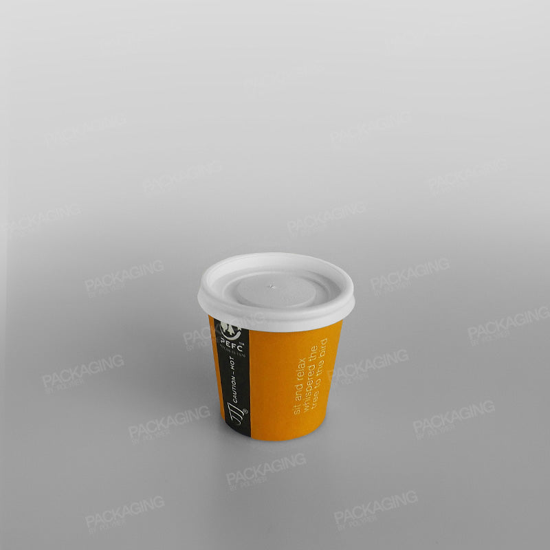 Solo [VL34N] Plastic Vented Lid White [4oz]