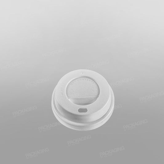 Dispo [6oz] Domed Sip-Thru White Lid [44733]