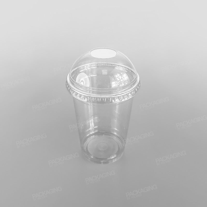 Somoplast Clear Domed Lid Closed/No Hole