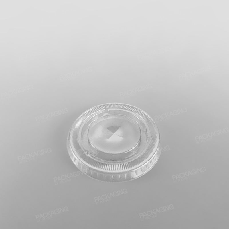 Somoplast Plastic Clear Flat Lid Straw Slot