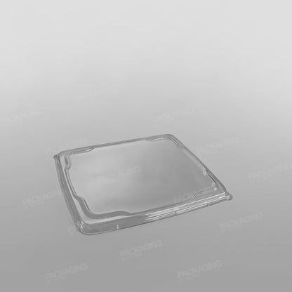 5 Compartment Black Plastic Platter Lid