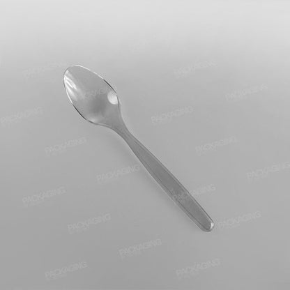 Plastic Clear Heavy Duty Dessert Spoons