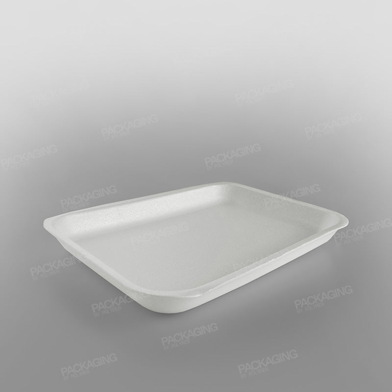 Middlewich [D18] Polystyrene White Tray [265x189x20mm]