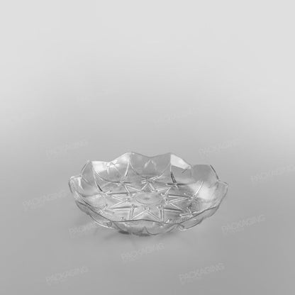 Plastic Round Tray Clear