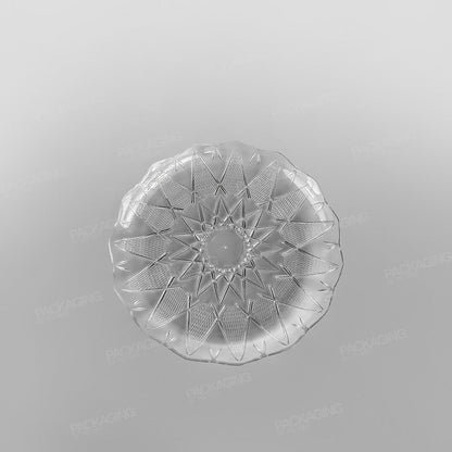 Plastic Round Tray Clear