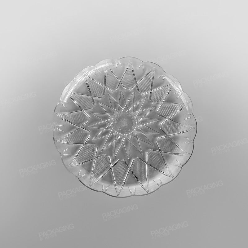 Plastic Round Tray Clear