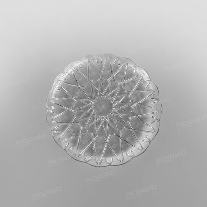 Plastic Round Tray Clear