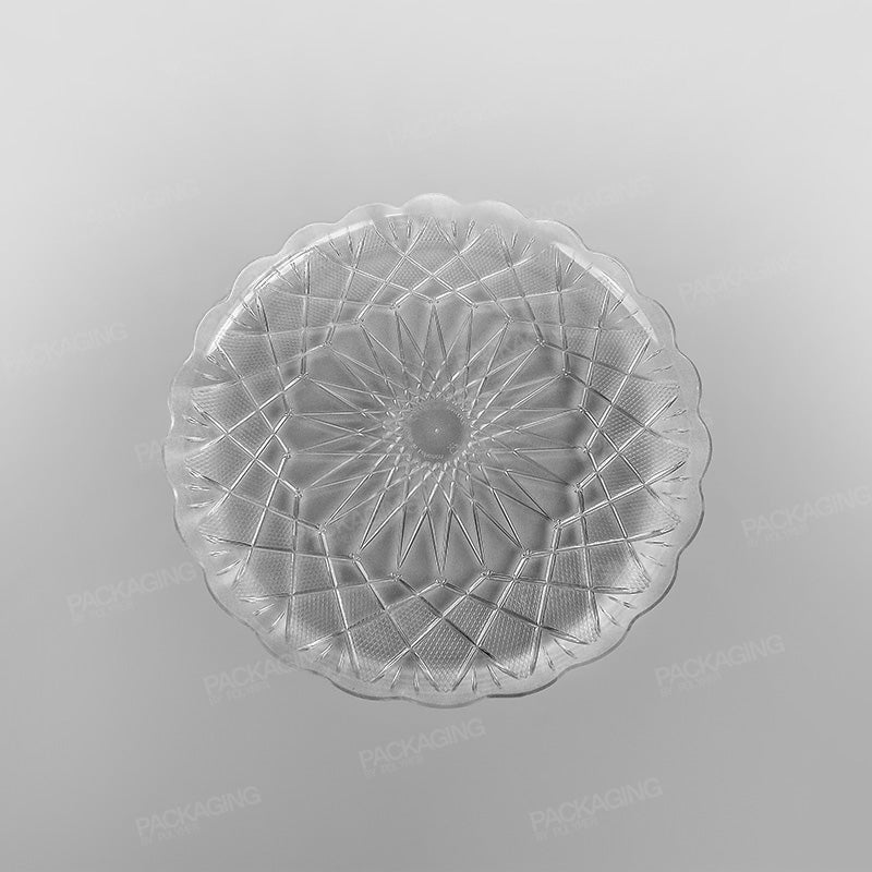 Plastic Round Tray Clear