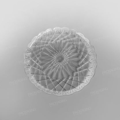 Plastic Round Tray Clear
