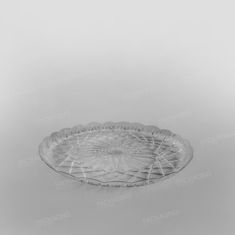 Plastic Round Tray Clear