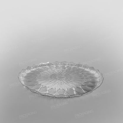 Plastic Round Tray Clear