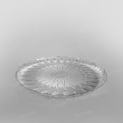 Plastic Round Tray Clear