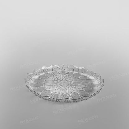 Plastic Round Tray Clear