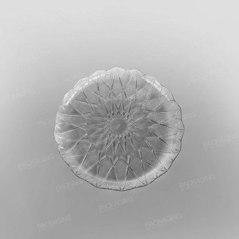 Plastic Round Tray Clear