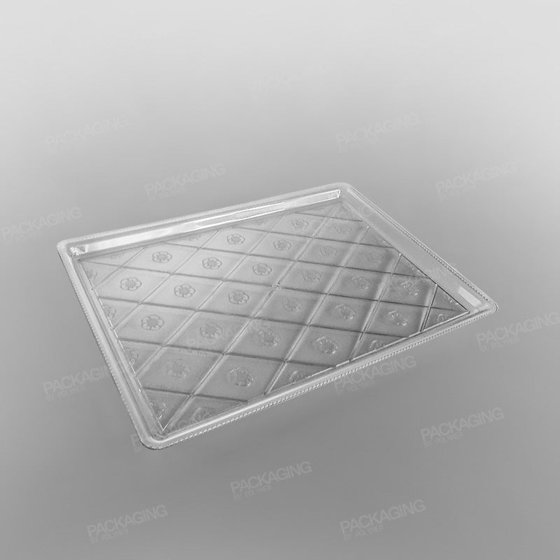 Plastic Rectangular Tray Clear