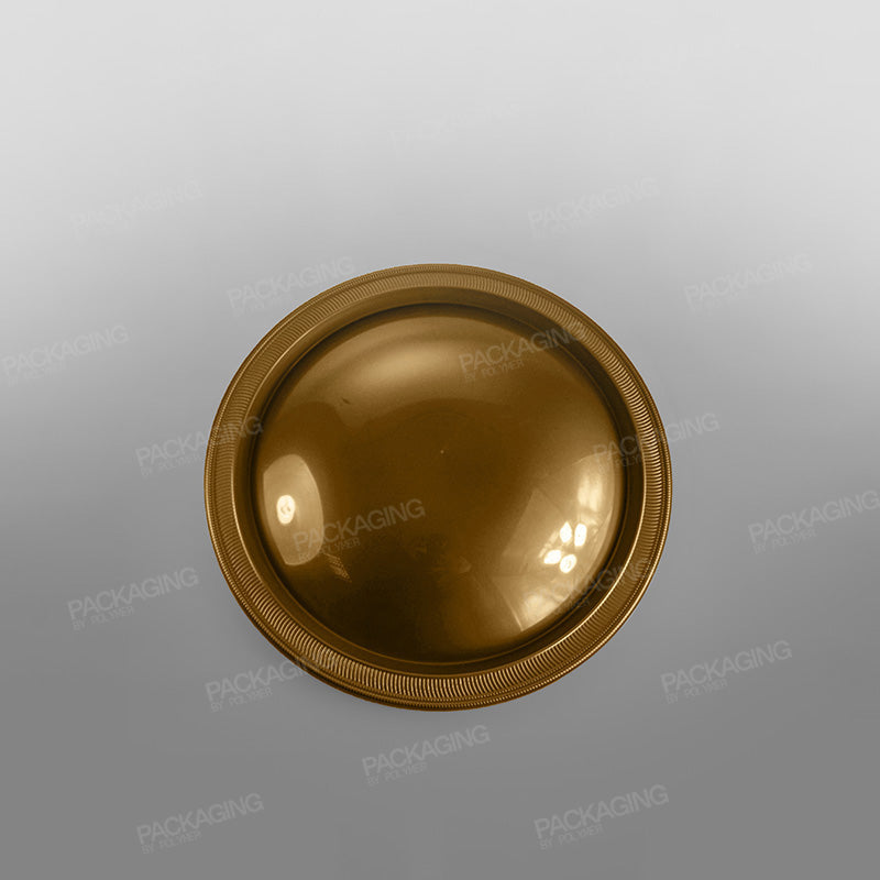 Plastic Gold Domed Presentation Plates - 290 x 290 x 35mm Internal