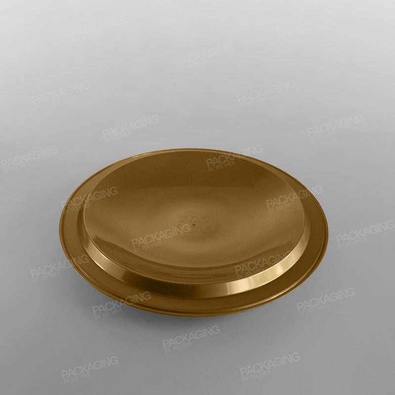 Plastic Gold Domed Presentation Plates - 290 x 290 x 35mm Internal