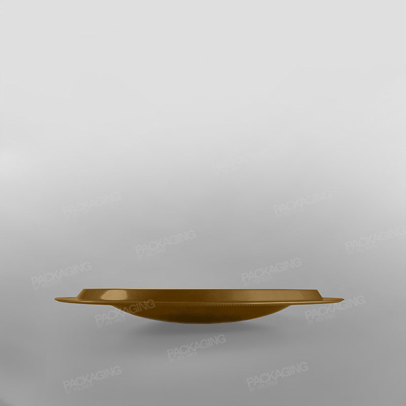 Plastic Gold Domed Presentation Plates - 290 x 290 x 35mm Internal