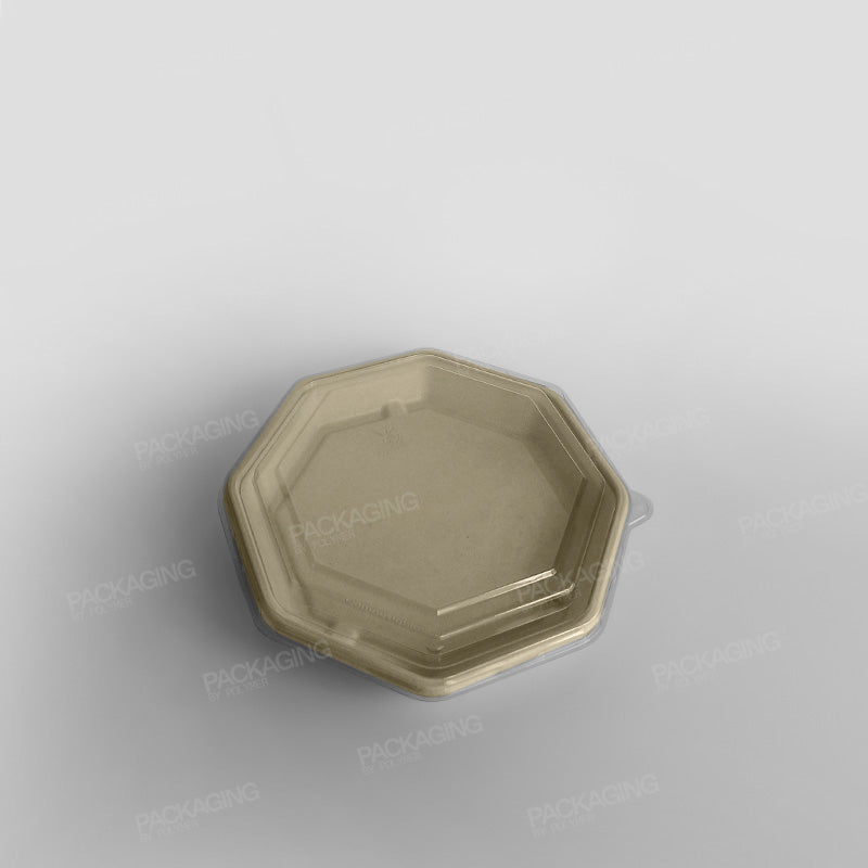 Sabert Octagonal Pulp Plate - 830ml