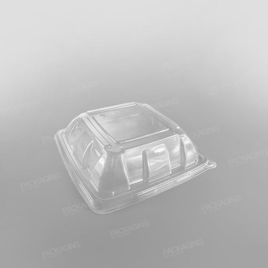 Sabert PP Domed Lid For 3 Compartment Large Square Pulp Container