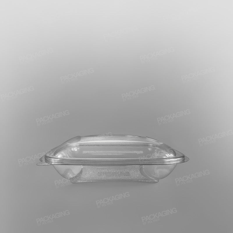 GPI Crudipack Clear Square Salad Bowl Base - FCR140H25