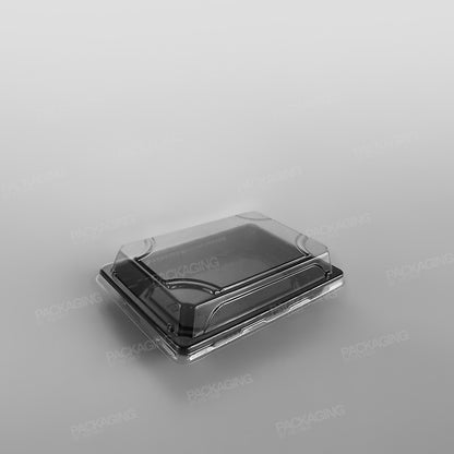 Black Sushi Container Base & Lids