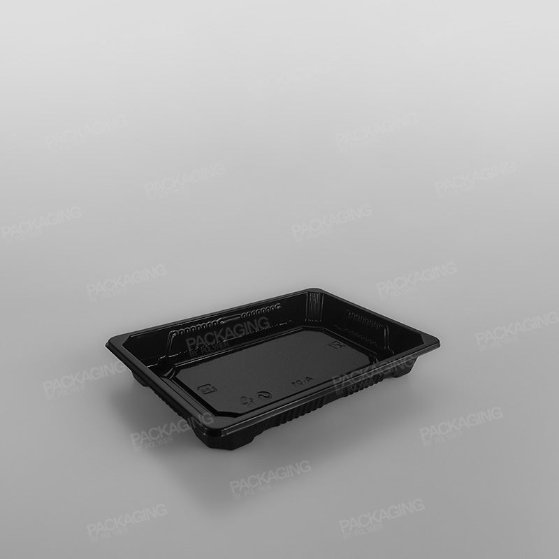 Black Sushi Container Base & Lids