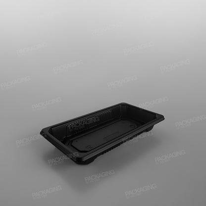 Black Sushi Container Base & Lids