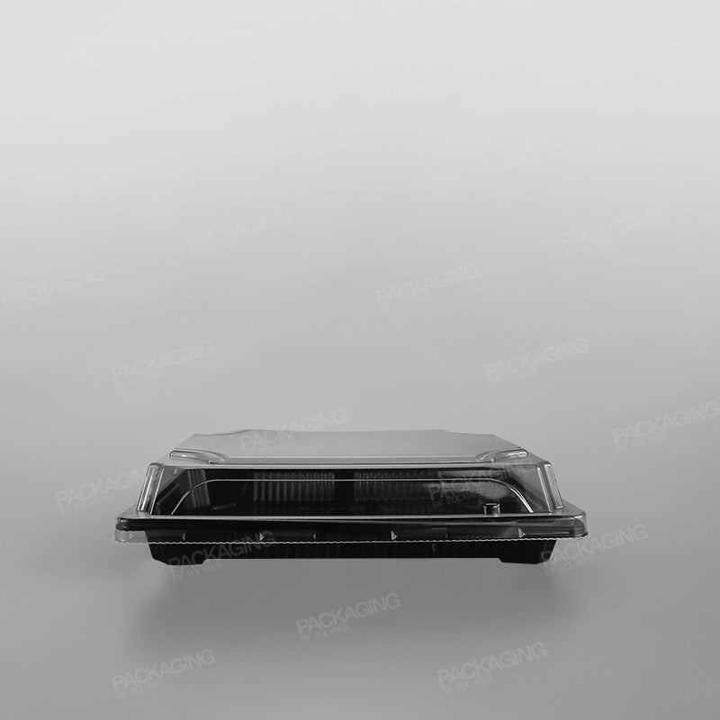 Black Sushi Container Base & Lids