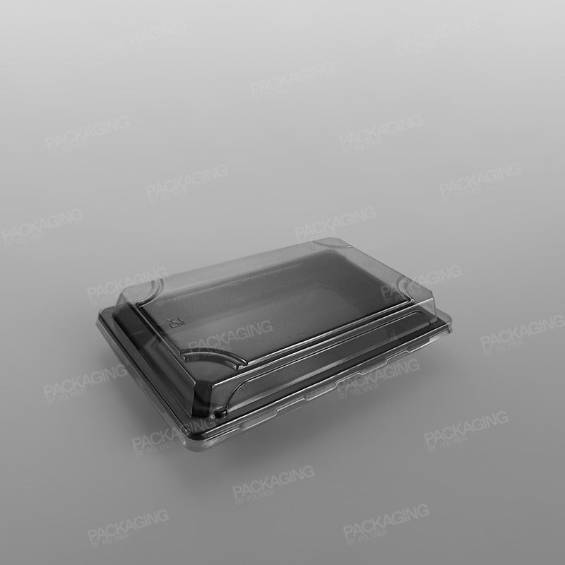 Black Sushi Container Base & Lids