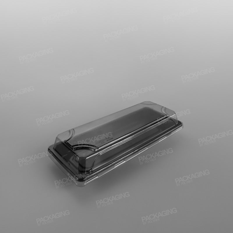 Black Sushi Container Base & Lids
