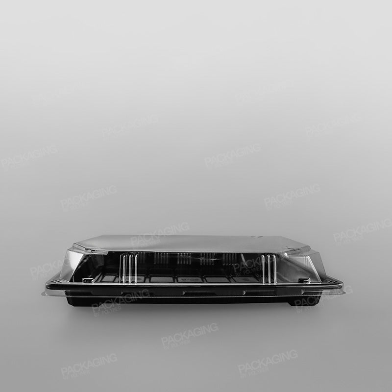 Black Sushi Container Base & Lids