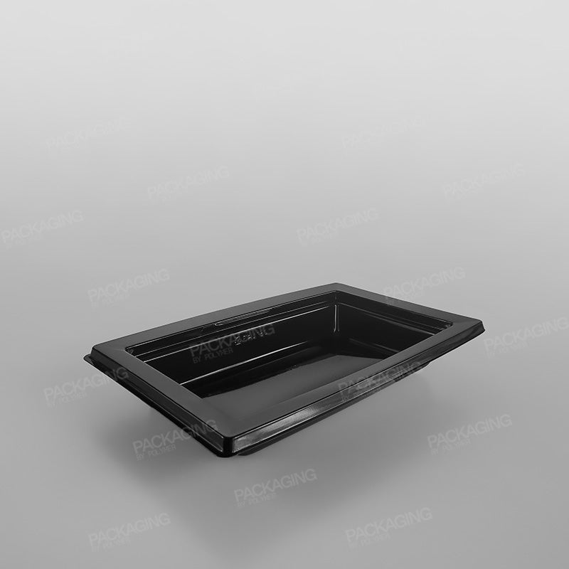 GPI Black Sushi Tray & Lids