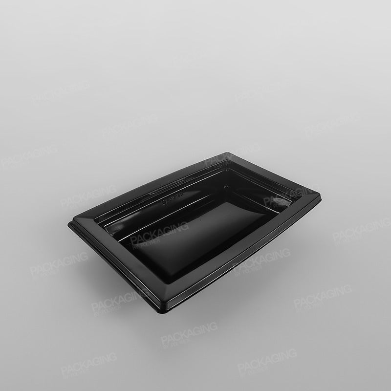 GPI Black Sushi Tray & Lids