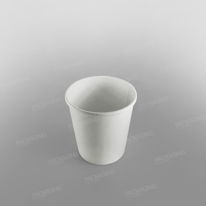 Go-Pak White Paper Soup Container & Lid Combo