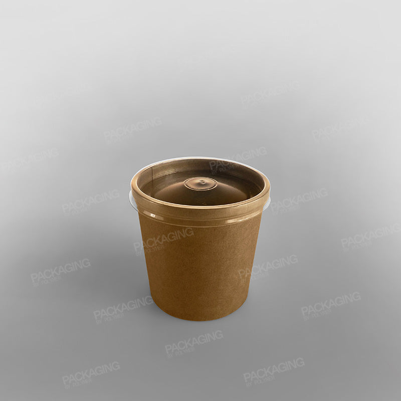 Brown Paper Soup Container