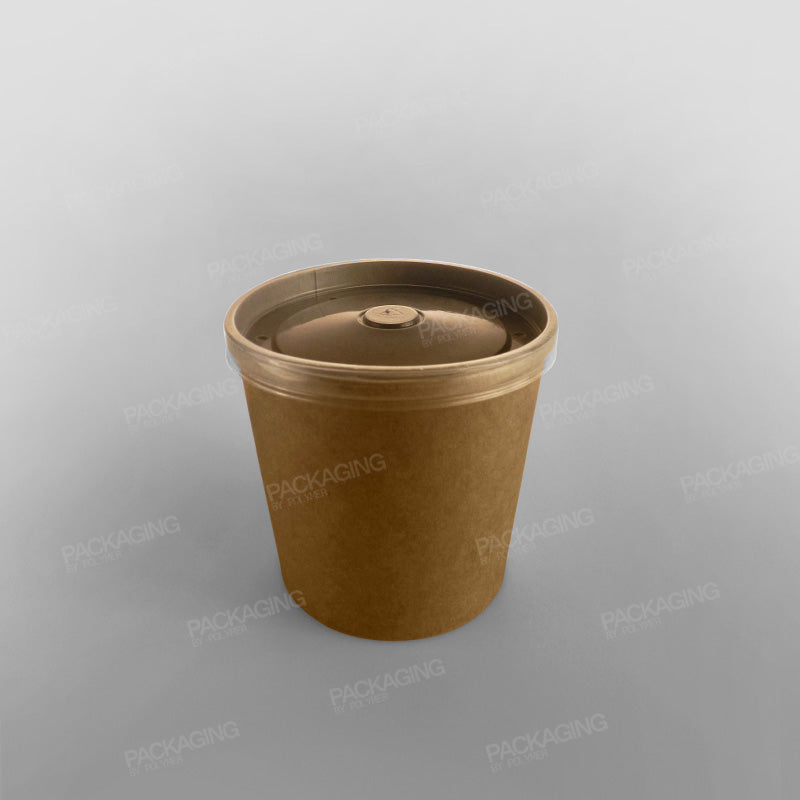 Brown Paper Soup Container