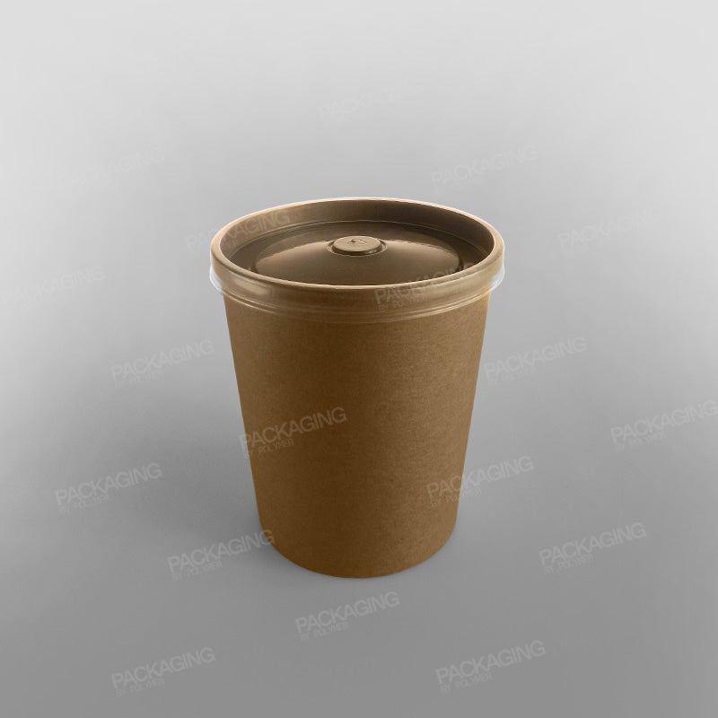 Brown Paper Soup Container