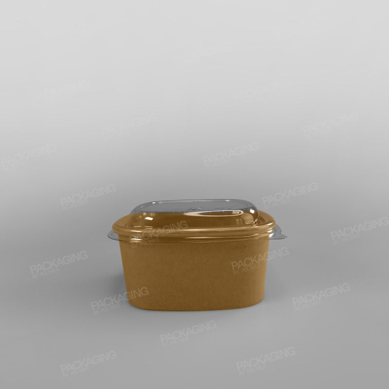 Sabert Premium Square Food Bowl - Kraft