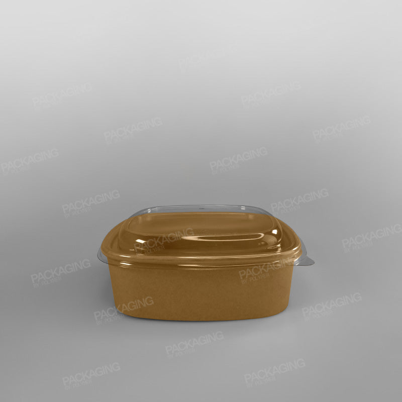 Sabert Premium Square Food Bowl - Kraft