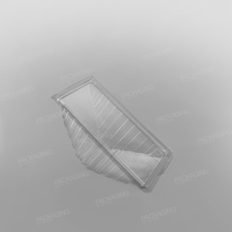 Hinged Plastic Sandwich Wedge For Triple Sandwiches