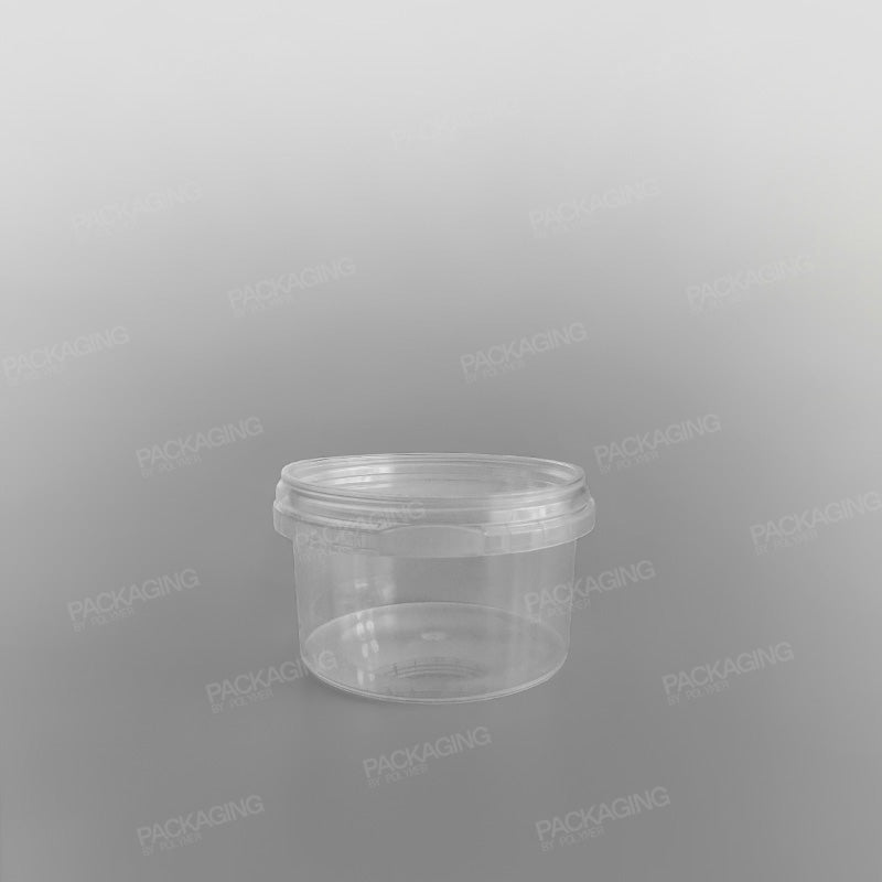Tamper-proof Clear Round Containers & Lids