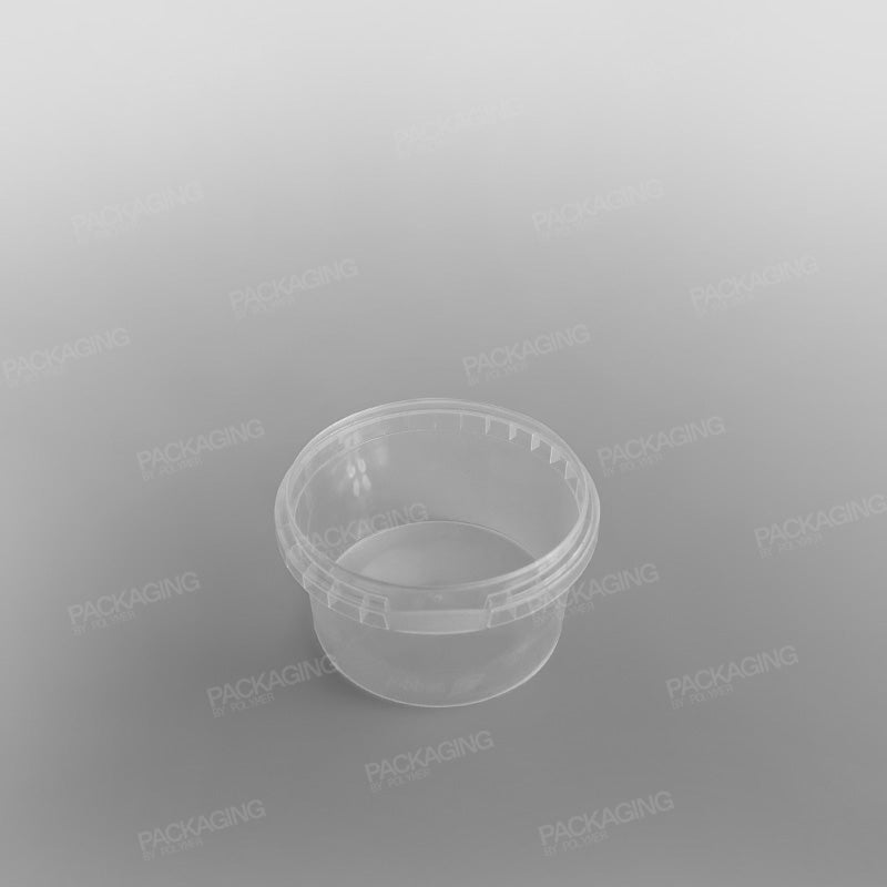 Tamper-proof Clear Round Containers & Lids