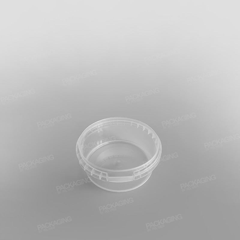 Tamper-proof Clear Round Containers & Lids