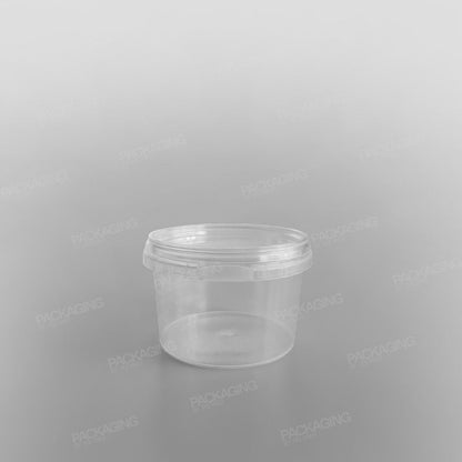 Tamper-proof Clear Round Containers & Lids