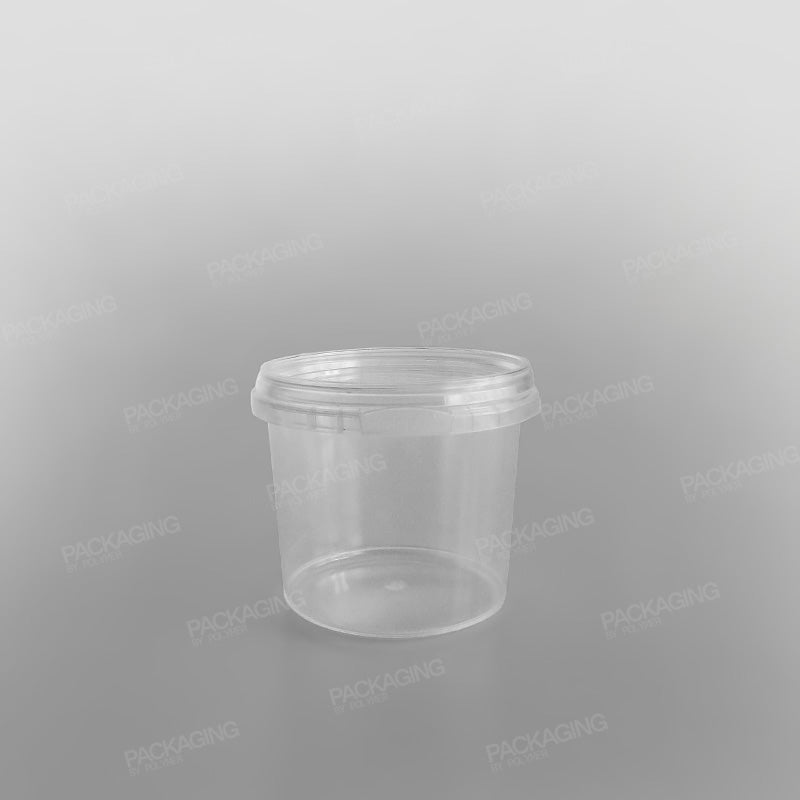 Tamper-proof Clear Round Containers & Lids