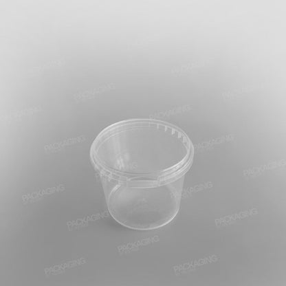 Tamper-proof Clear Round Containers & Lids
