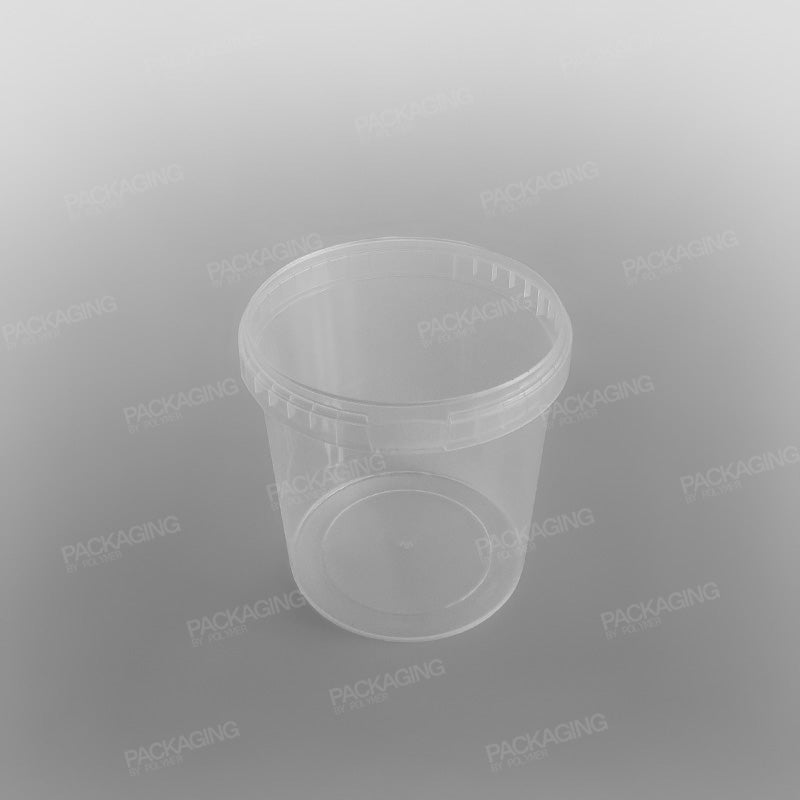 Tamper-proof Clear Round Containers & Lids